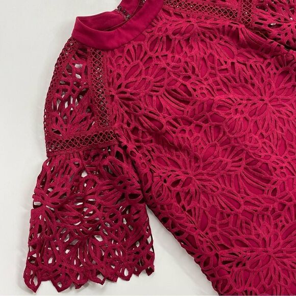 Laundry by Shelli Segal Origami Venise Lace Dress - 4 - Picture 7 of 12